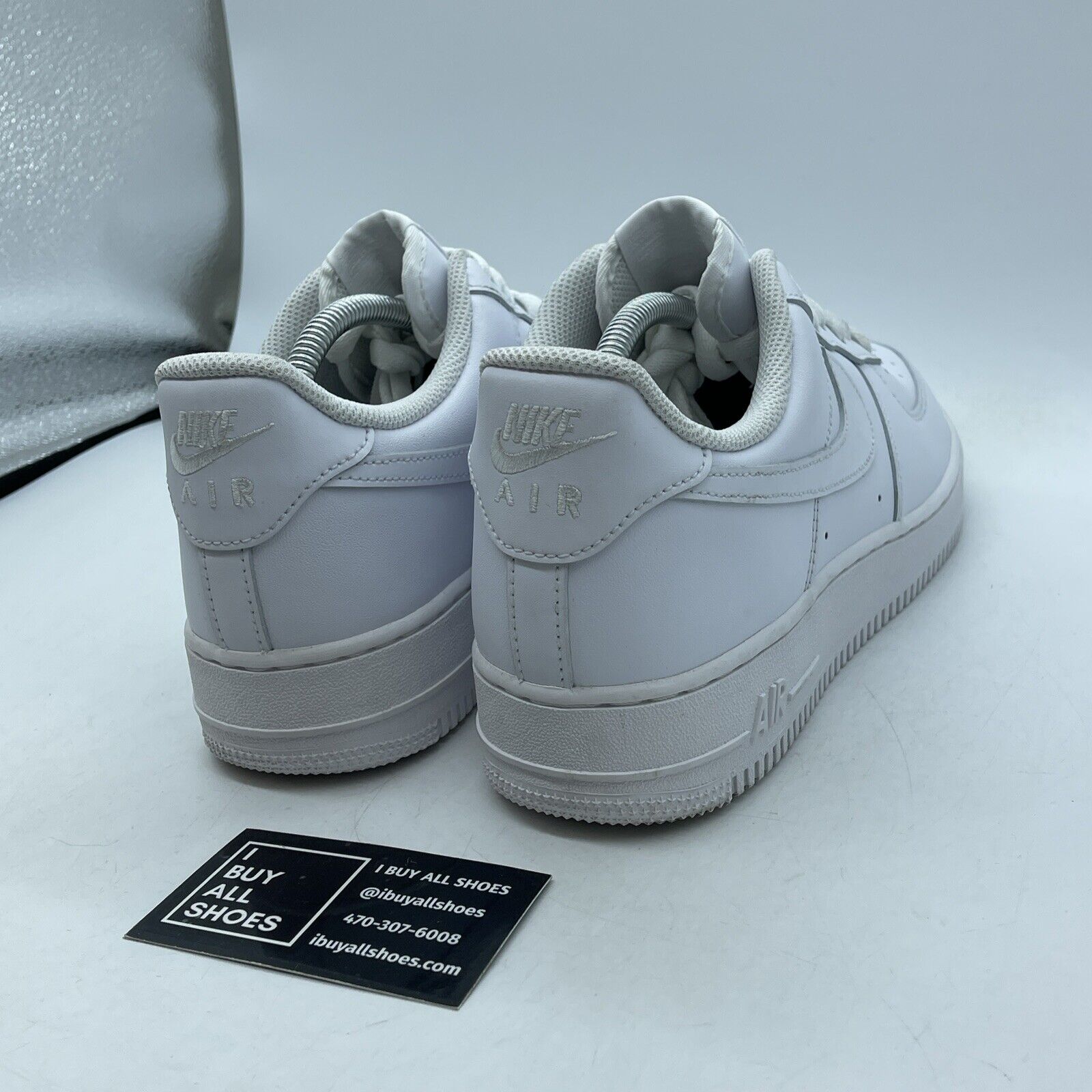 Size 9.5 - Nike Air Force 1 '07 Low Triple White Leather Suede (CW2288-111)