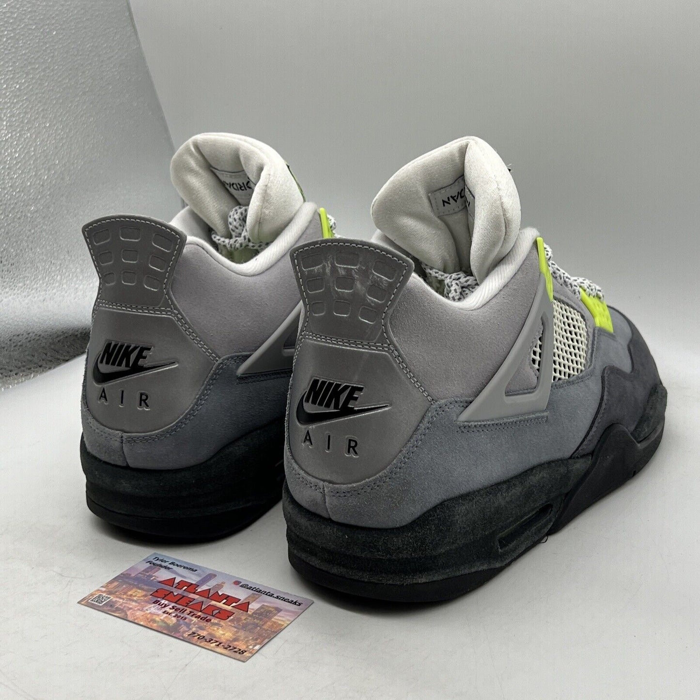 Size 14 - Jordan 4 Retro SE Mid Neon 95 Grey White (CT5342-007)