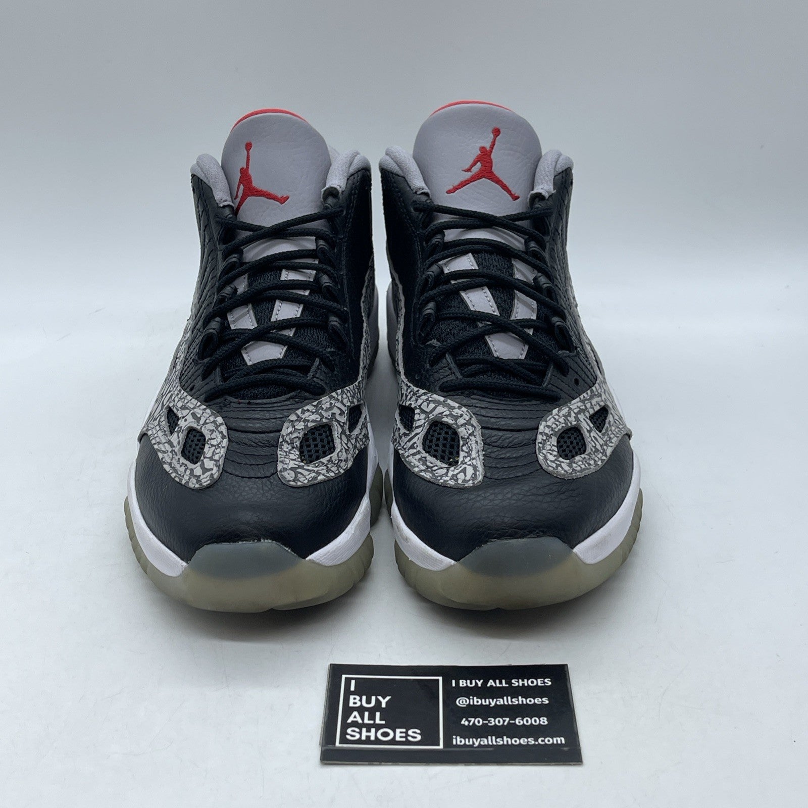 Size 11 - Air Jordan 11 Retro IE Low Black Cement (919712-006)
