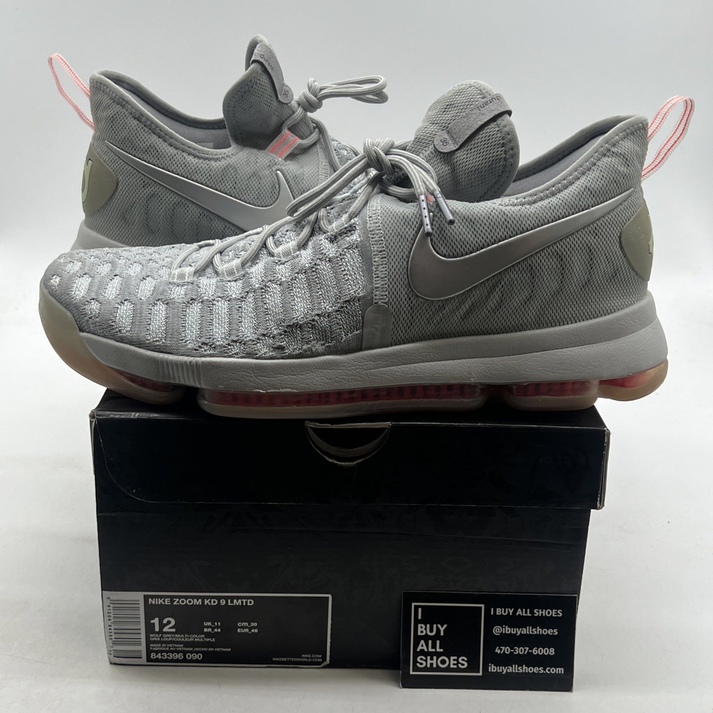 Size 12 - Nike KD 9 Pre-Heat - (843396-090)