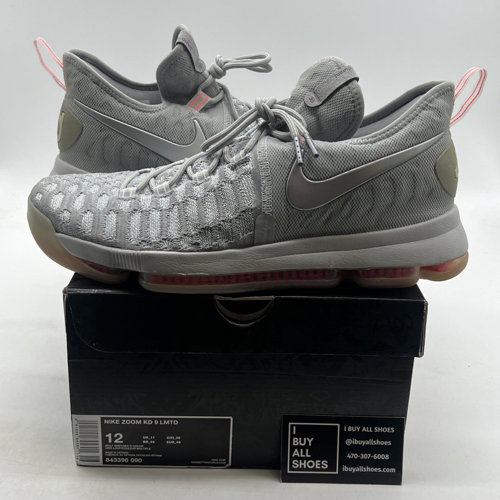 Size 12 - Nike KD 9 Pre-Heat - (843396-090)
