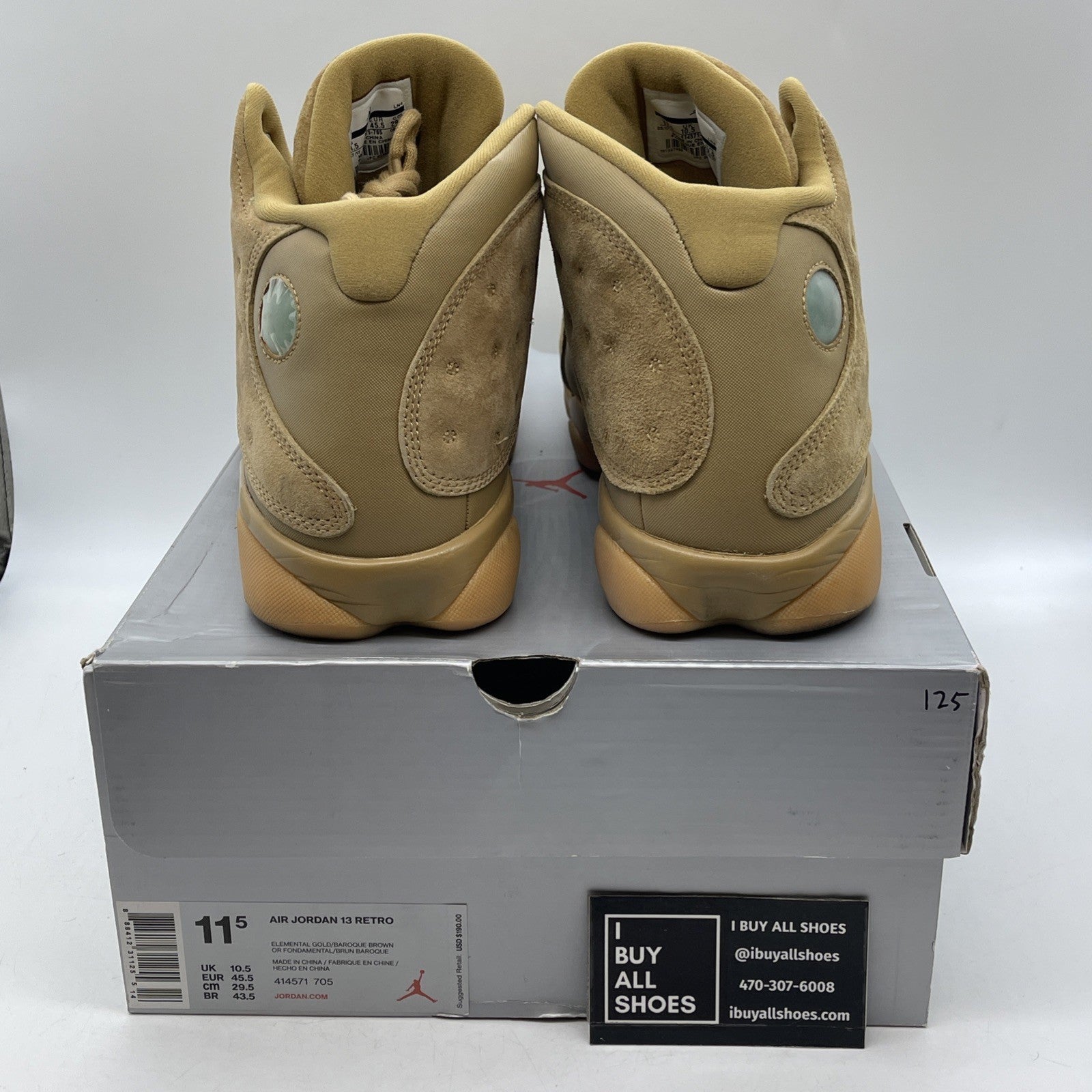 Size 11.5 - Air Jordan 13 Retro Wheat (414571-705(