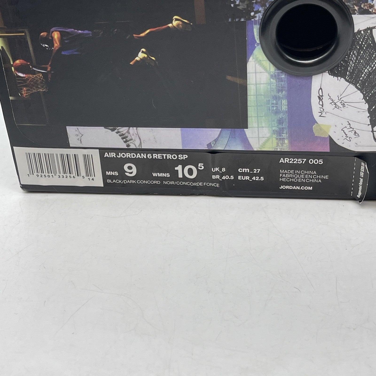 Size 9 - Social Status x Air Jordan 6 Retro Pony Hair (AR2257-005)