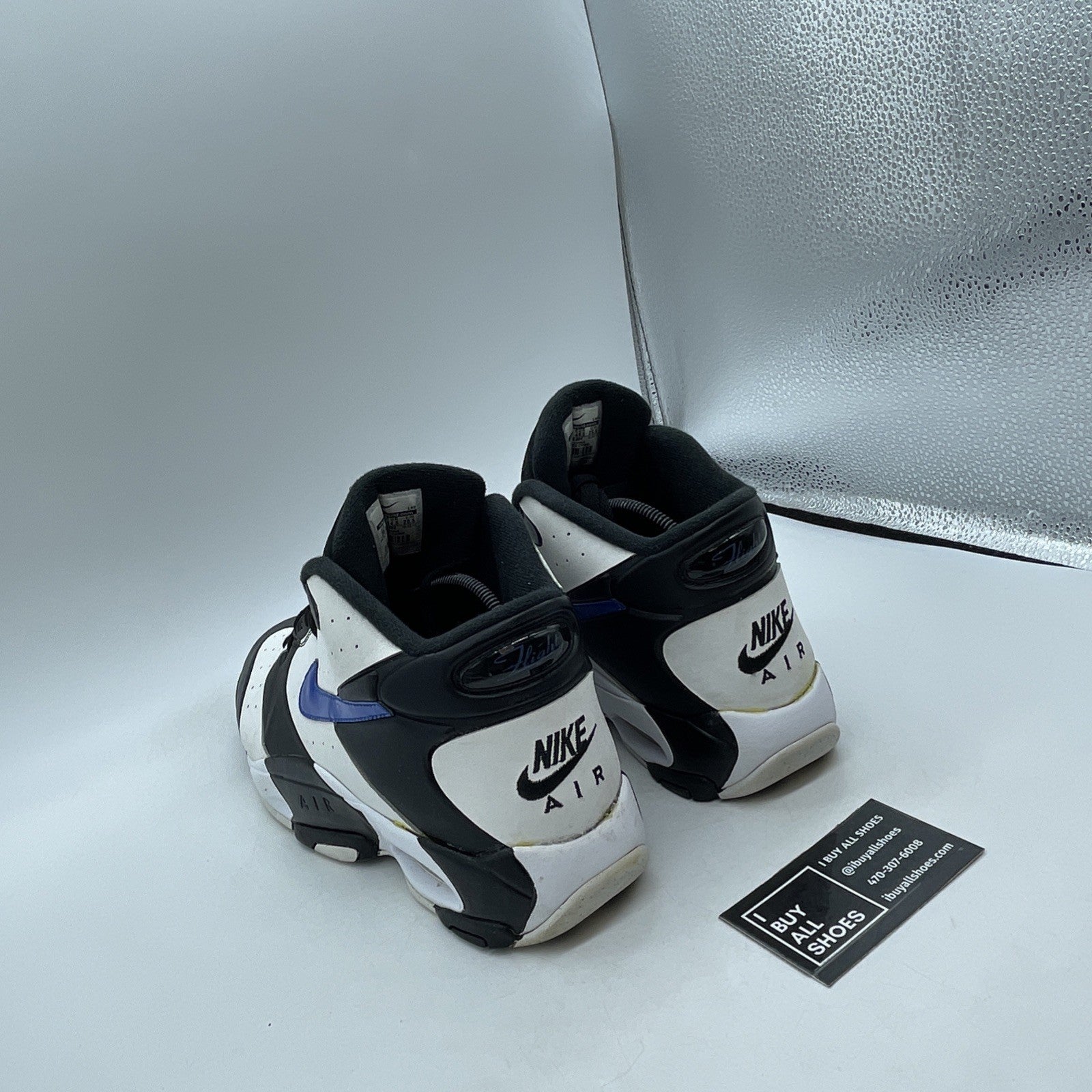Size 10.5 - Nike Air Up 2014 Black Game Royal (630929-004)