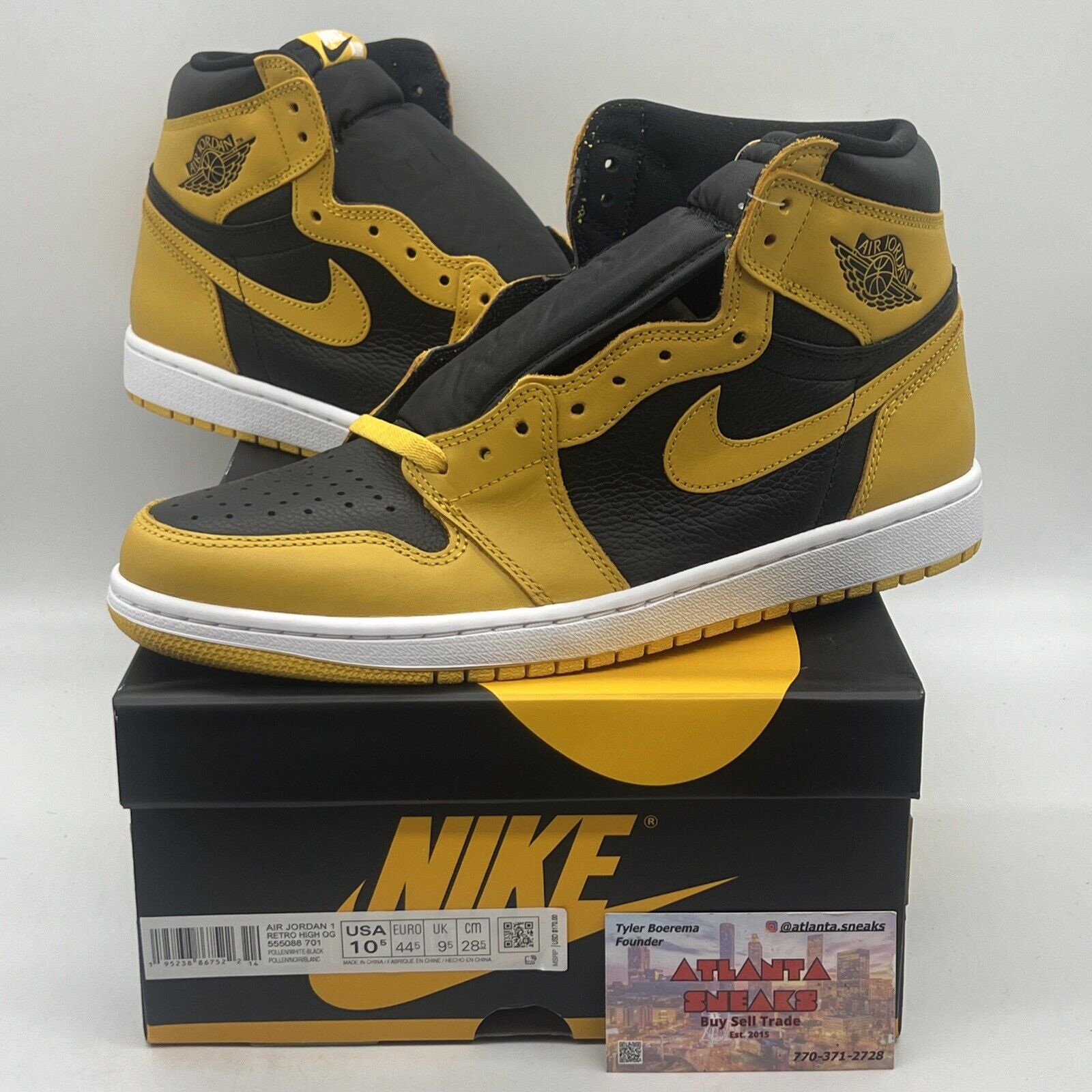 Size 10.5 - Jordan 1 Retro OG High Pollen Brand New Og All