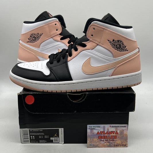 Size 11 - Air Jordan 1 Crimson Tint Black White Leather (554724-133)