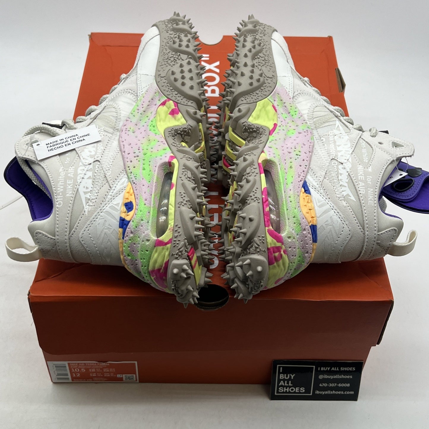 Size 10.5 - Nike Off-White x Air Terra Forma White (DQ1615-100)