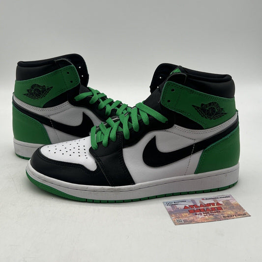 Size 9.5 - Air Jordan 1 Retro OG High Lucky Green Black White (DZ5485-031)