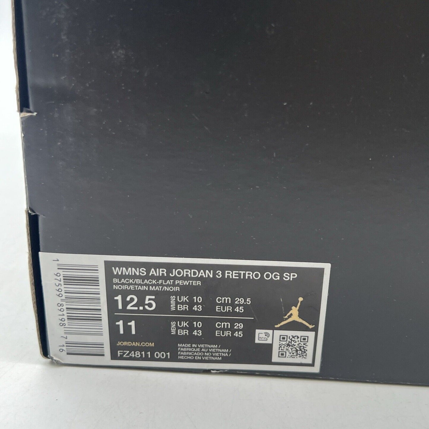 Size 12.5 - A Ma Maniére x Air Jordan 3 Retro While You Were Sleeping W