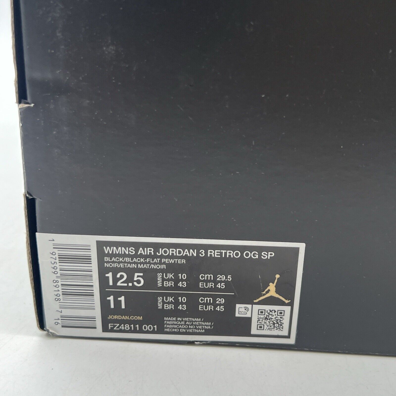Size 12.5 - A Ma Maniére x Air Jordan 3 Retro While You Were Sleeping W