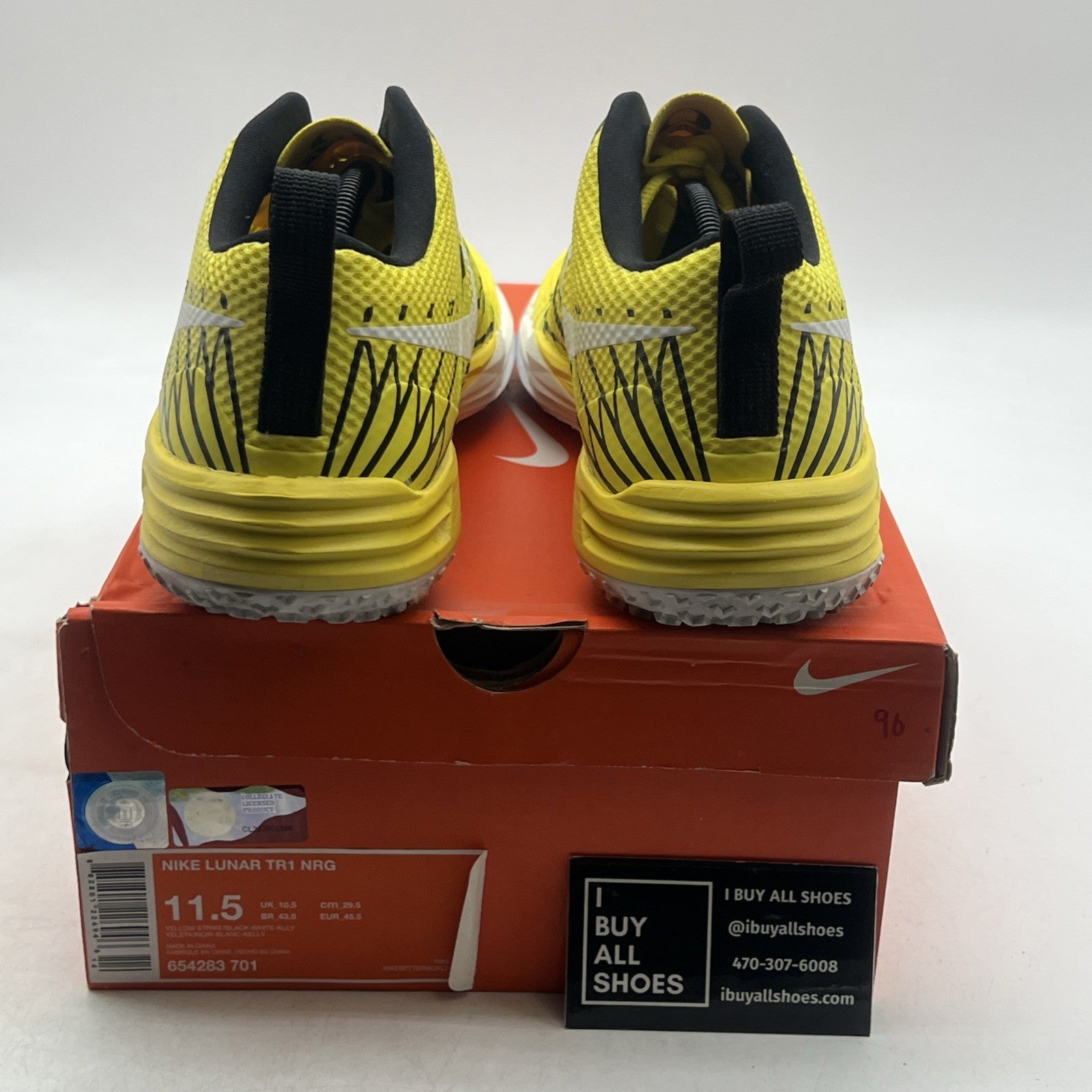 Size 11.5 - Nike Lunar TR1 LE Oregon (654283-701)