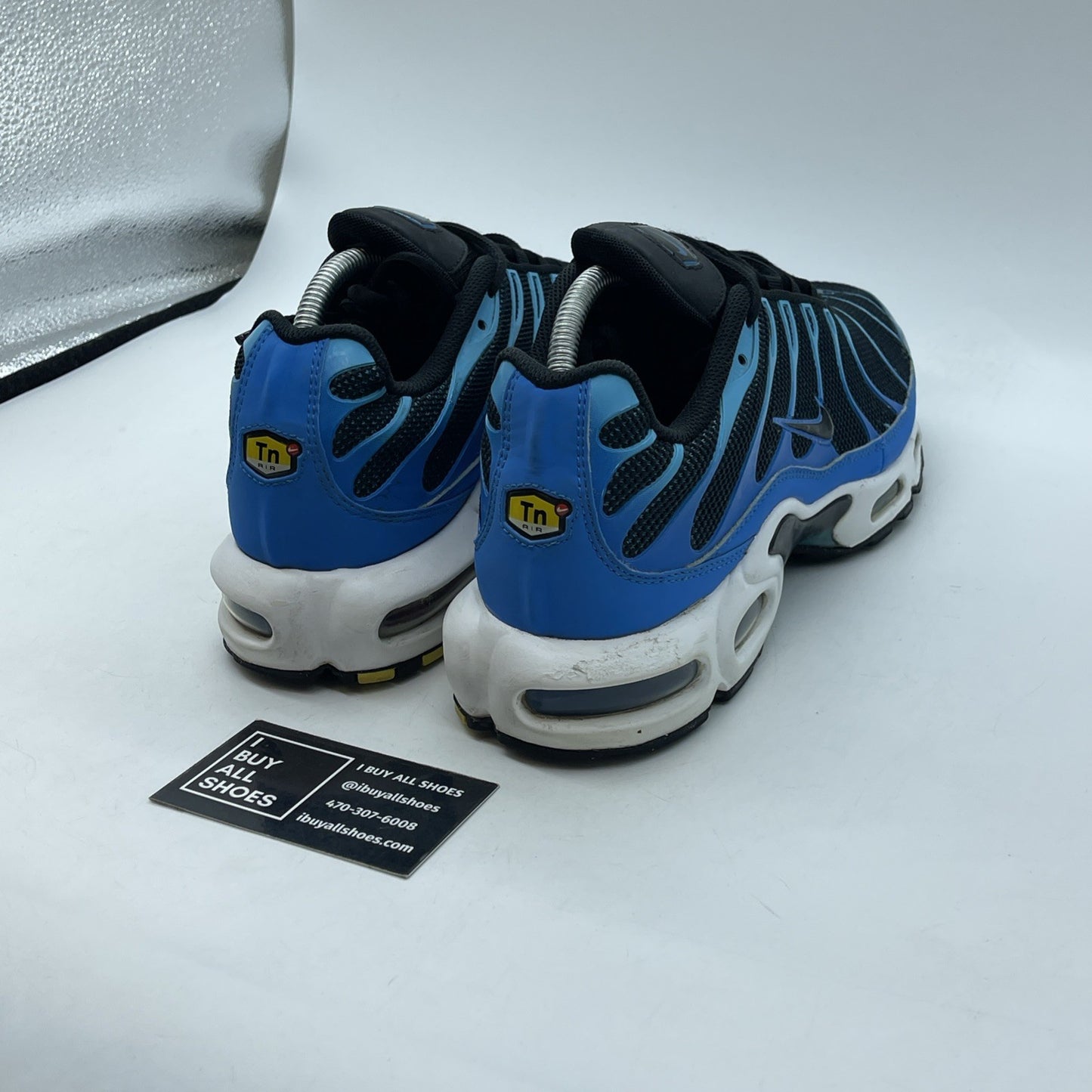 Size 10.5 - Nike Air Max Plus University Blue Black Suede (852630-410)