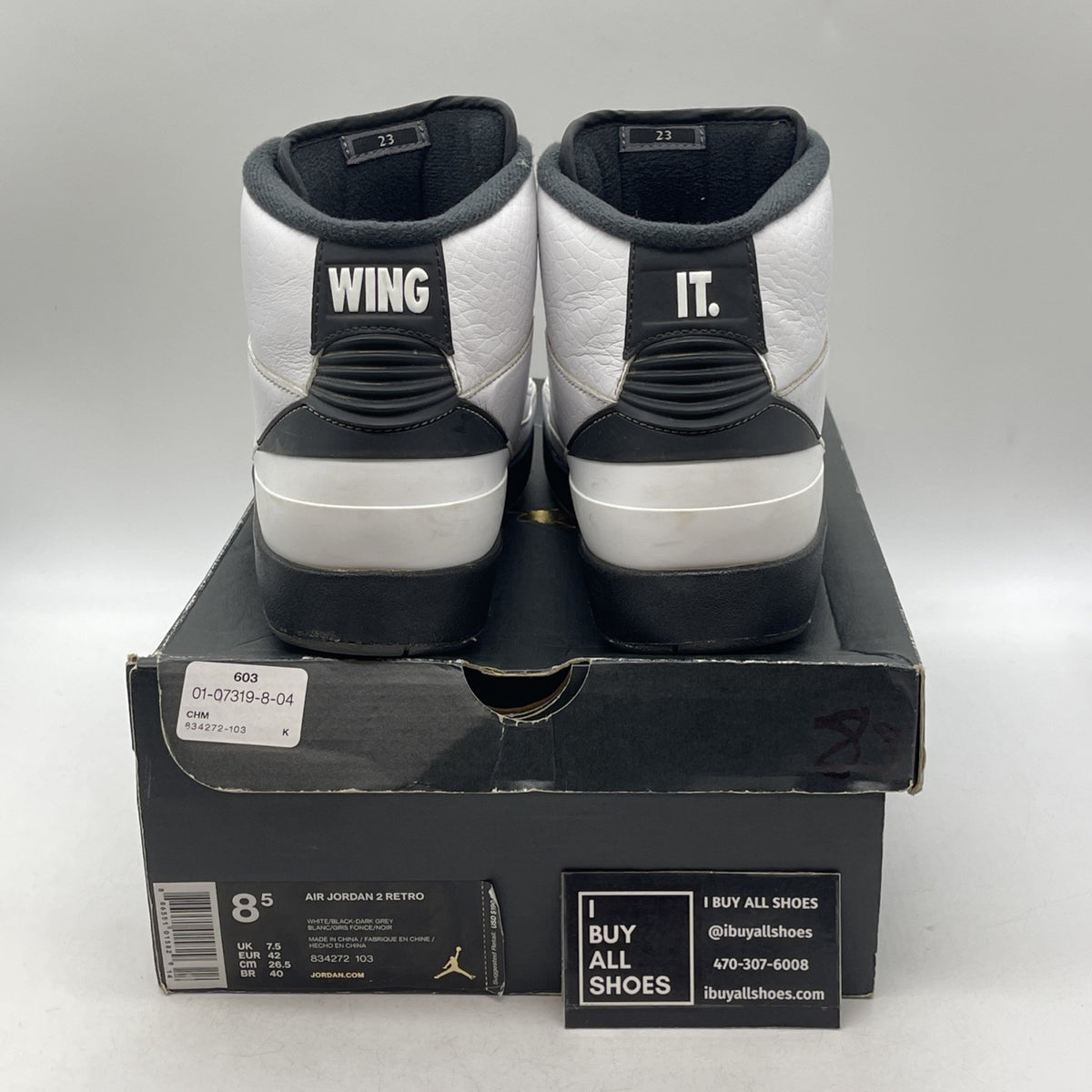 Size 8.5 - Air Jordan 2 Retro Wing It (834272-103)