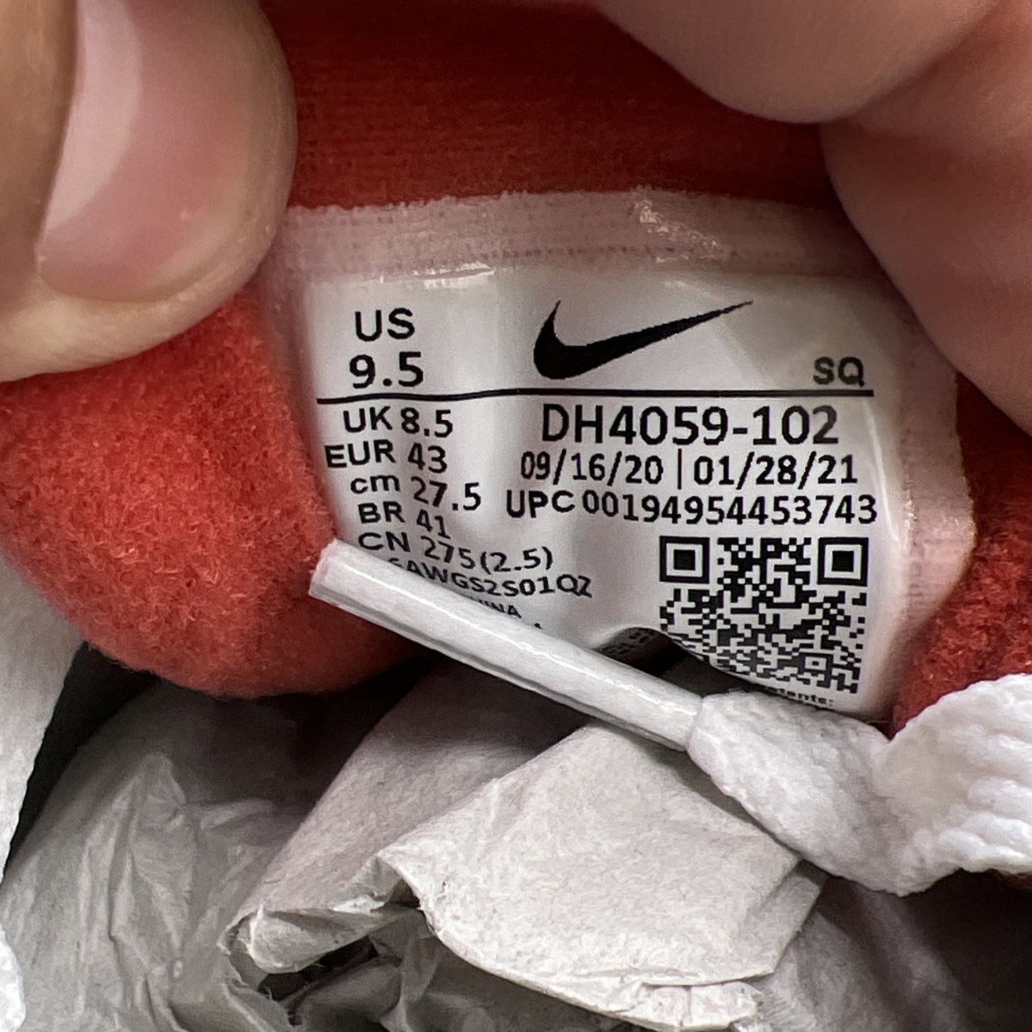 Size 9.5 - Nike Air Max 1 LV8 Martian Sunrise (DH4059-102)