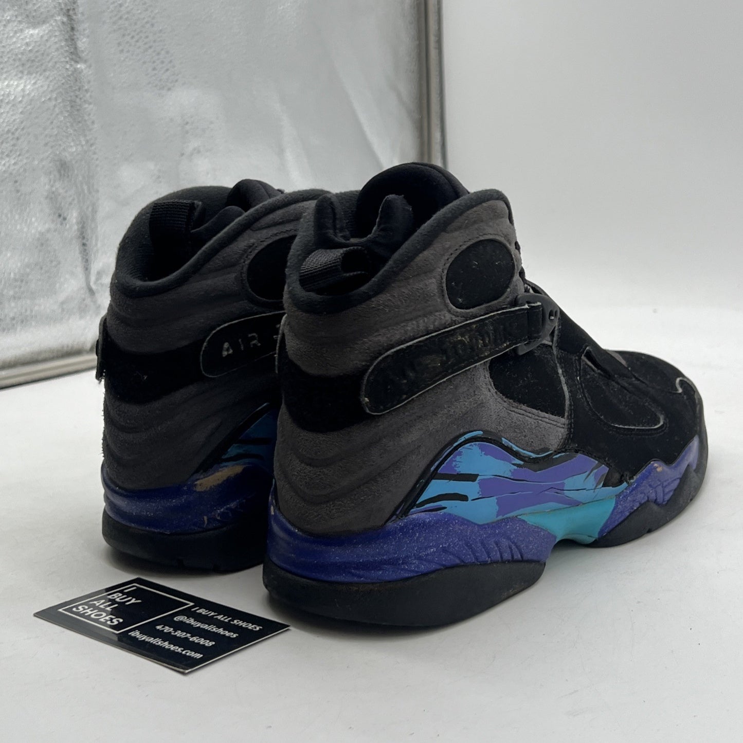 Size 9 - Air Jordan 8 Retro Aqua 2015 (305381-025)