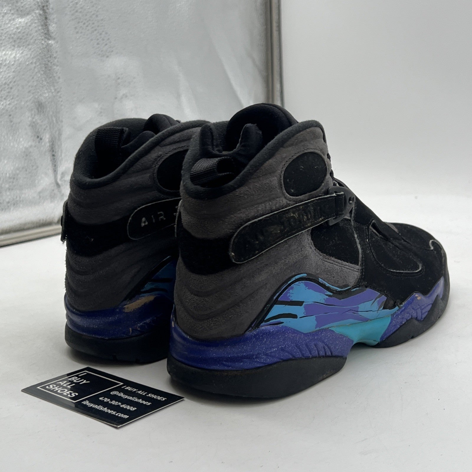 Size 9 - Air Jordan 8 Retro Aqua 2015 (305381-025)