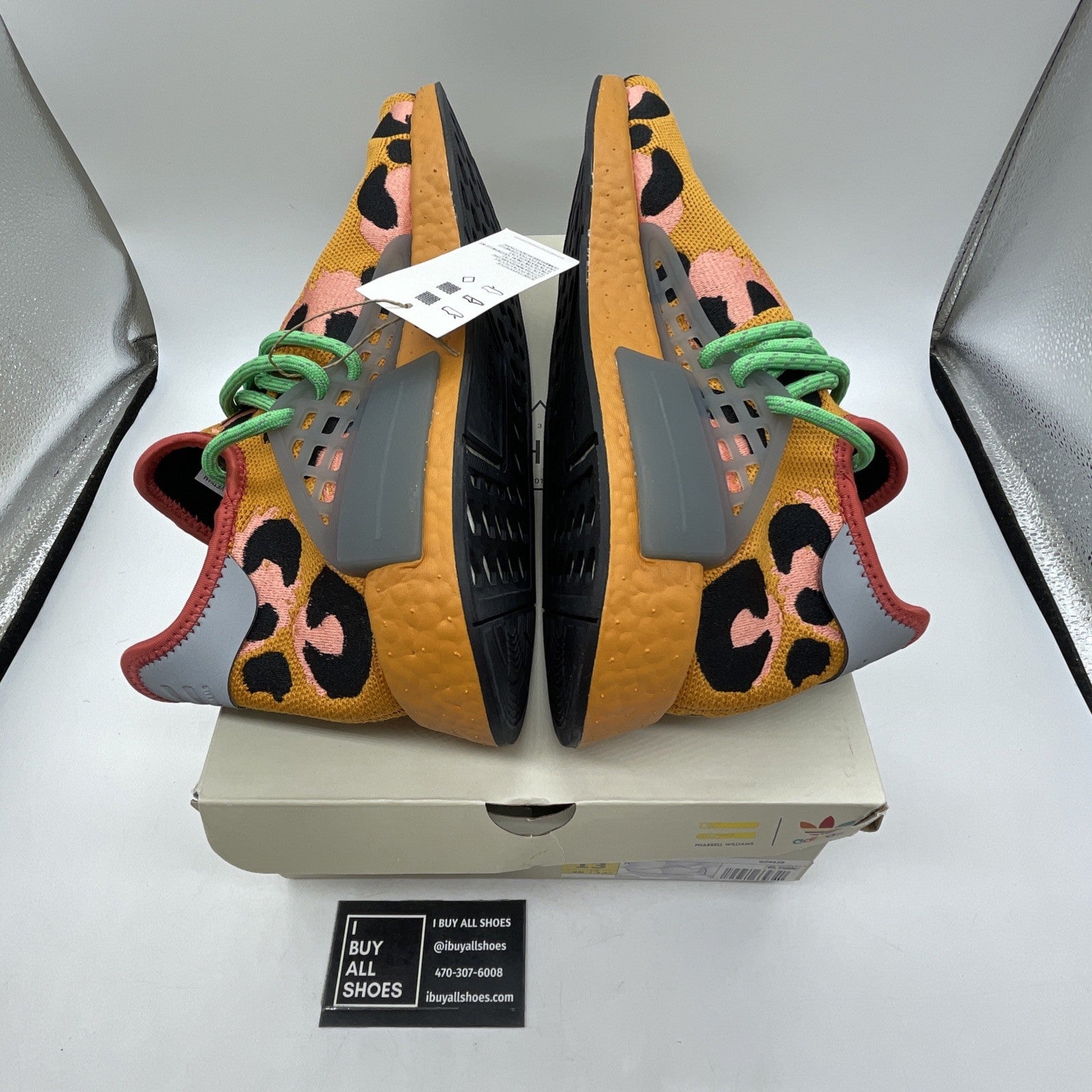 Size 13 - Adidas Pharrell x NMD Human Race Animal Print (GZ4439)