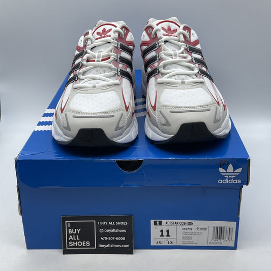 Size 11 - adidas Adistar Cushion 3 White Better Scarlet (IG1738)