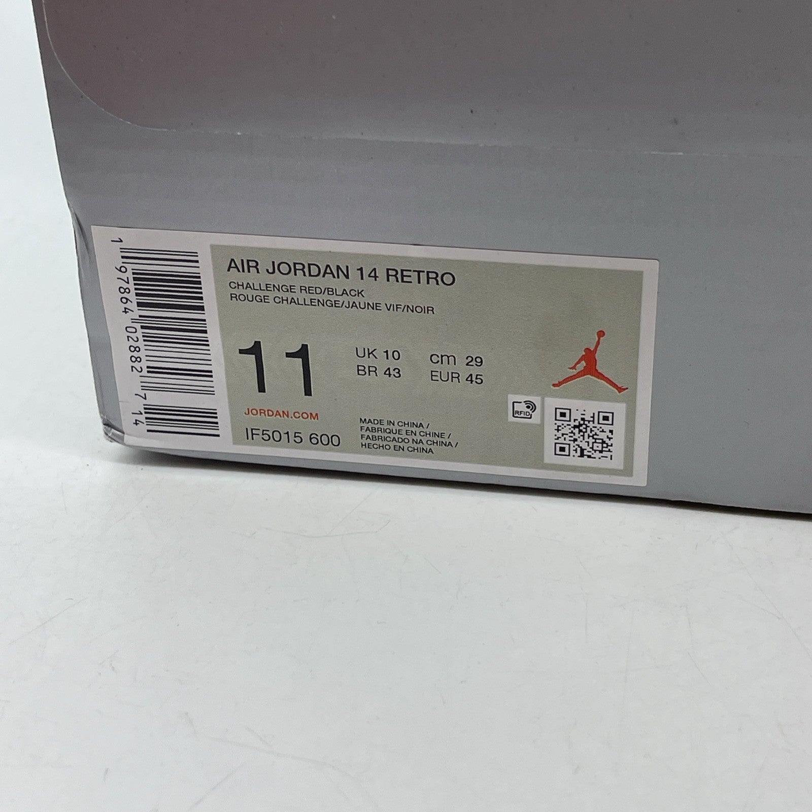 Size 11 - Air Jordan 14 Retro 2025 Ferrari Red Black Suede (IF5015-600)