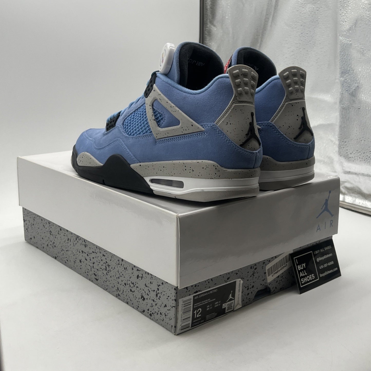 Size 12 - Air Jordan 4 Retro Mid University Blue (CT8527-400)