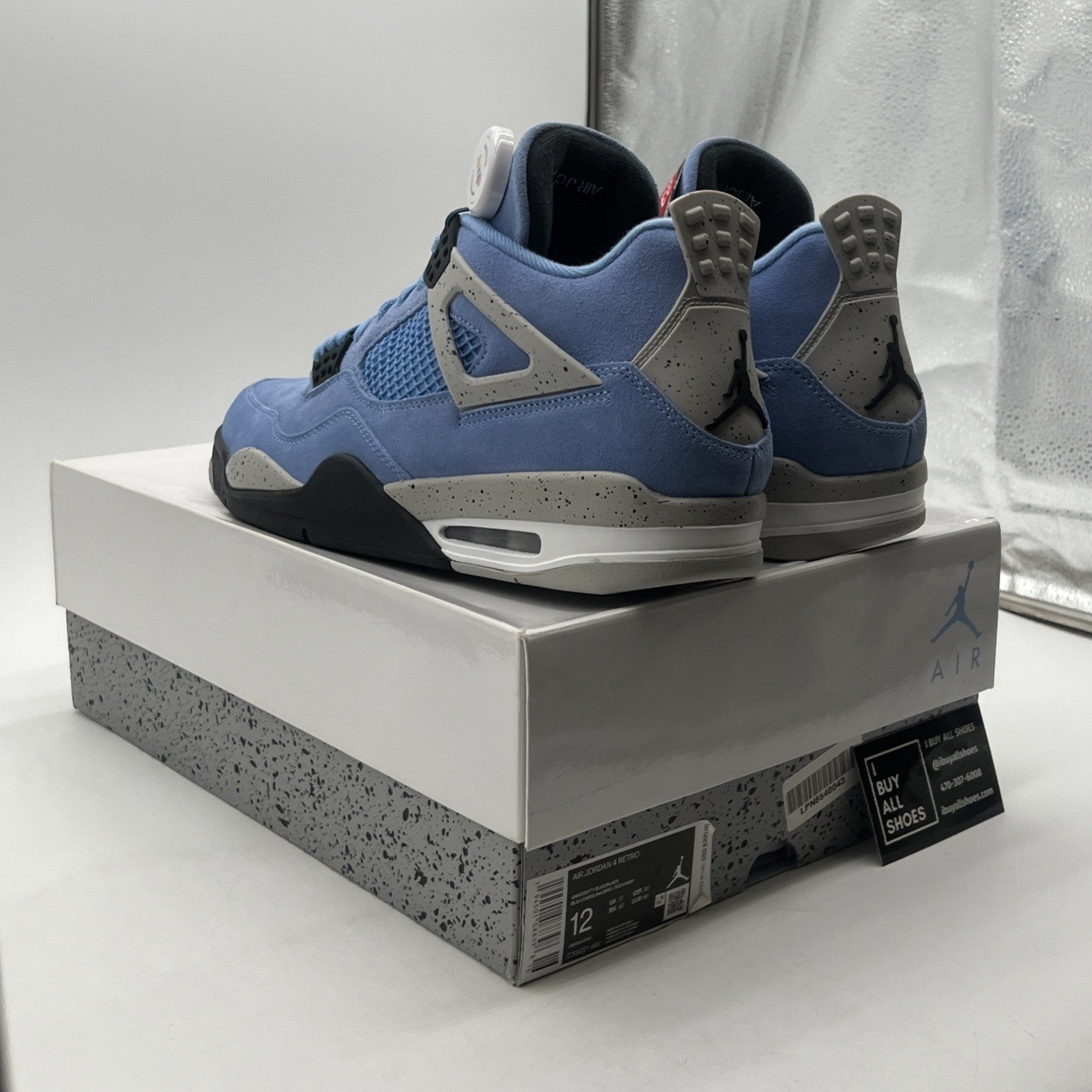 Size 12 - Air Jordan 4 Retro Mid University Blue (CT8527-400)