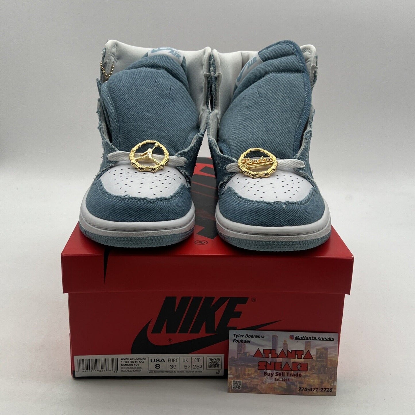 Size 8 - Air Jordan 1 High OG Denim 2022 (DM9036-104)