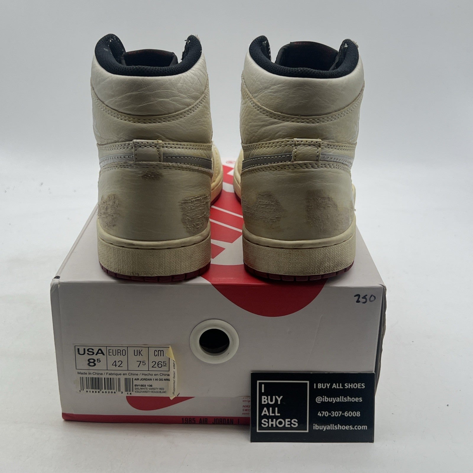 Size 8.5 - Air Jordan 1 Retro High OG Nigel Sylvester 2018 (BV1803-106)