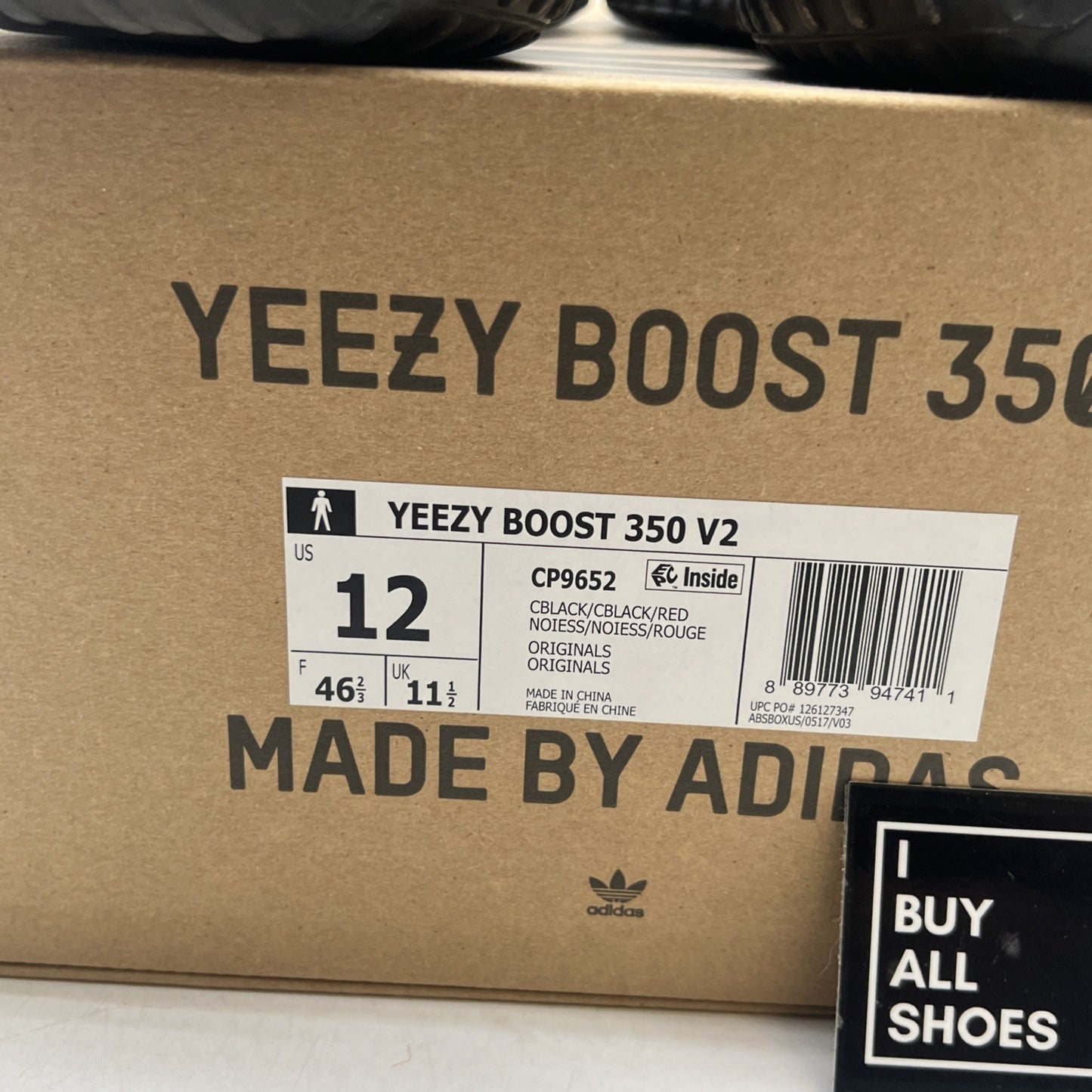 Size 12 - adidas Yeezy Boost 350 V2 Low Bred (CP9652)