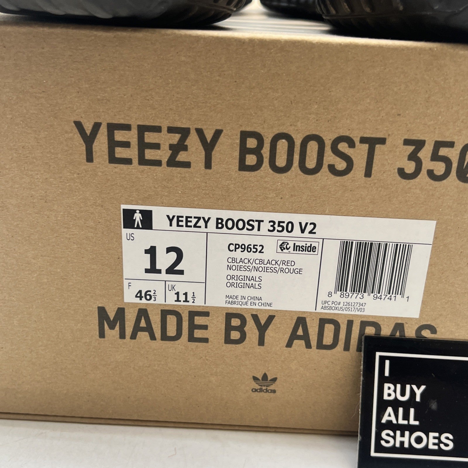 Size 12 - adidas Yeezy Boost 350 V2 Low Bred (CP9652)