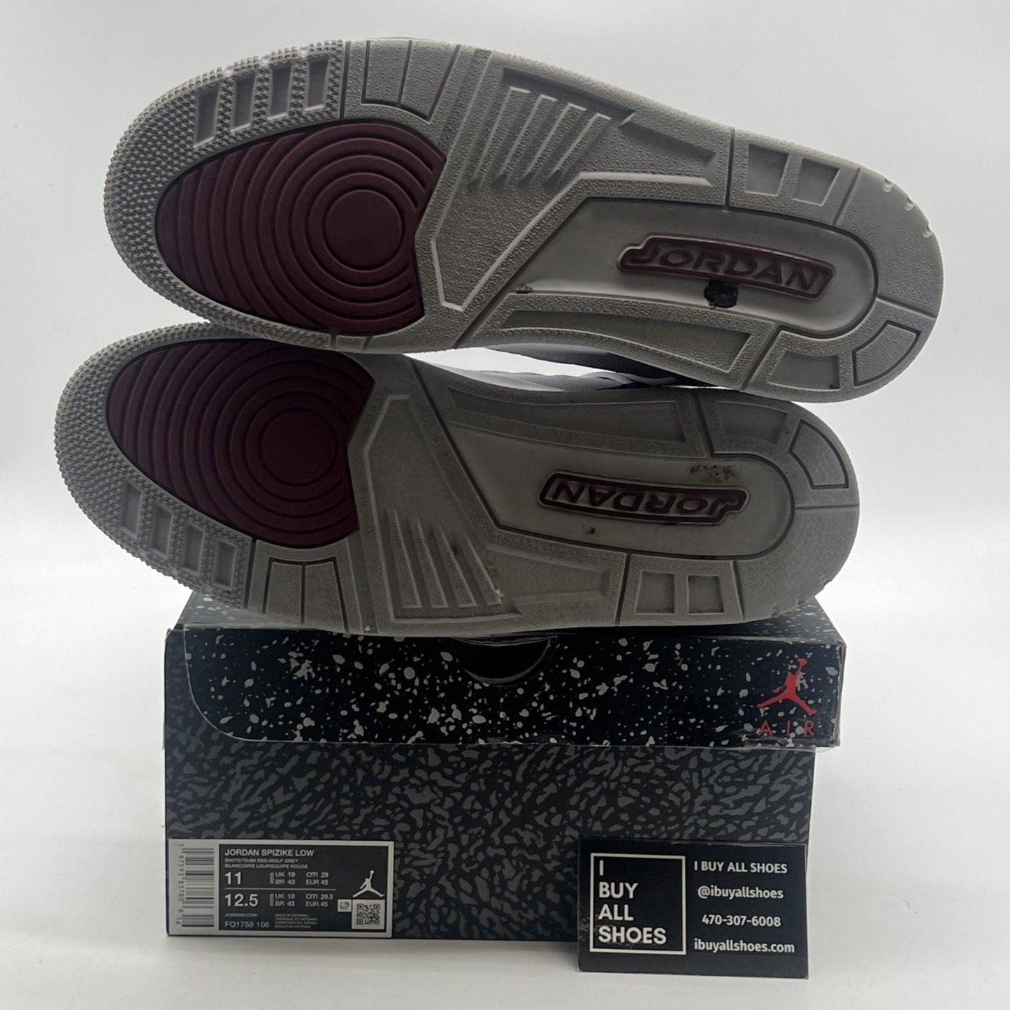 Size 11 - Jordan Spizike Low Team Red (FQ1759-106)
