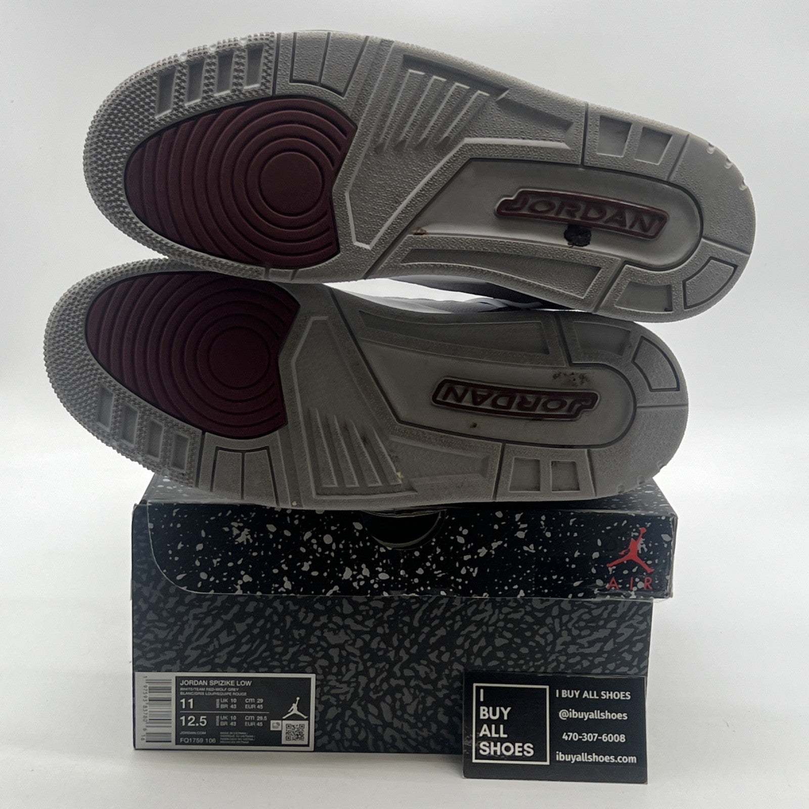 Size 11 - Jordan Spizike Low Team Red (FQ1759-106)