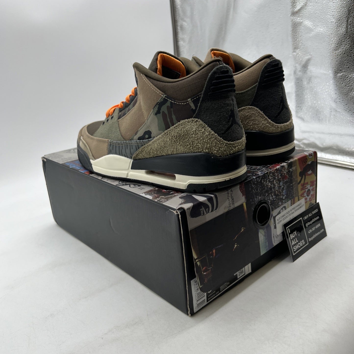 Size 9 - Air Jordan 3 Retro Patchwork 2021 (DO1830-200)