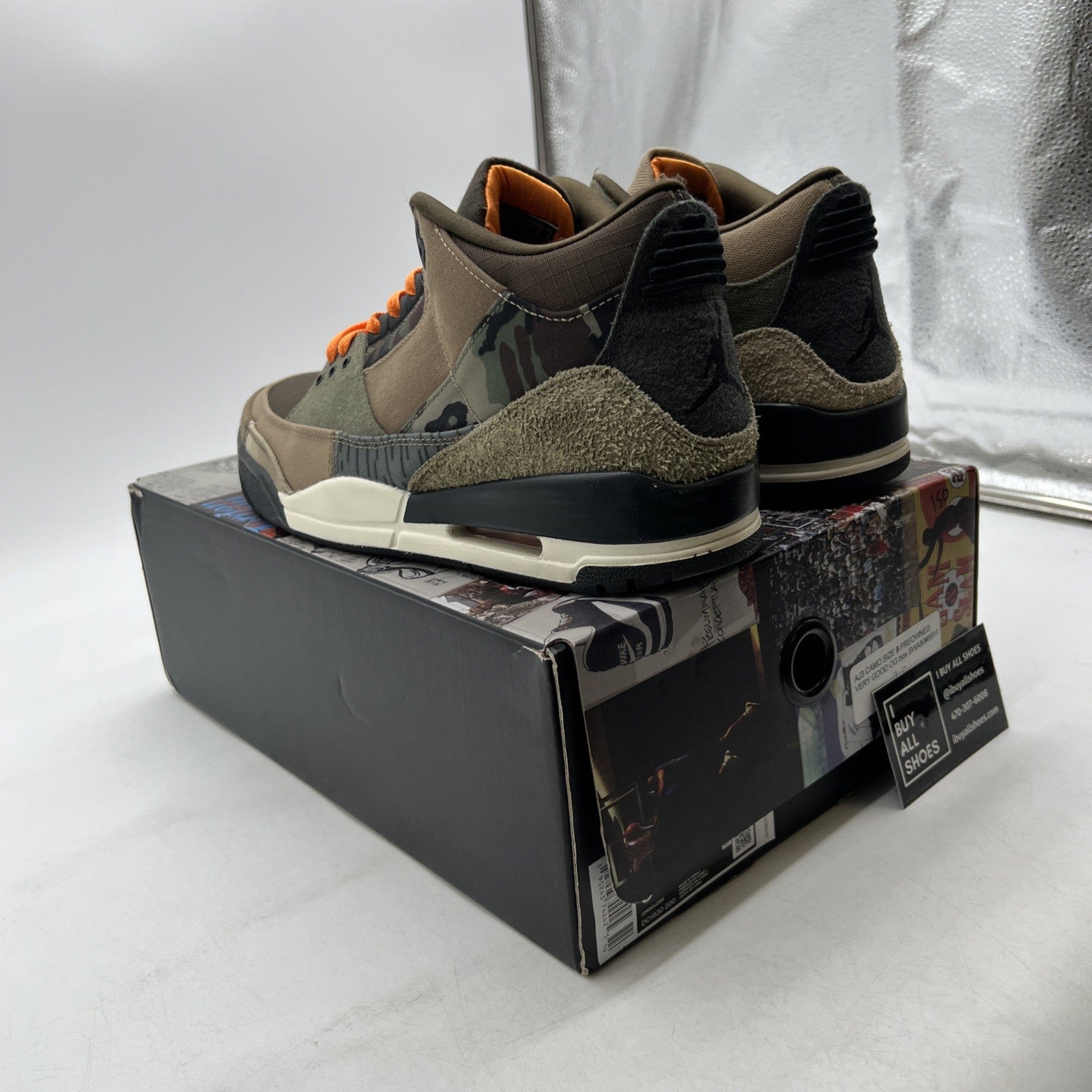 Size 9 - Air Jordan 3 Retro Patchwork 2021 (DO1830-200)