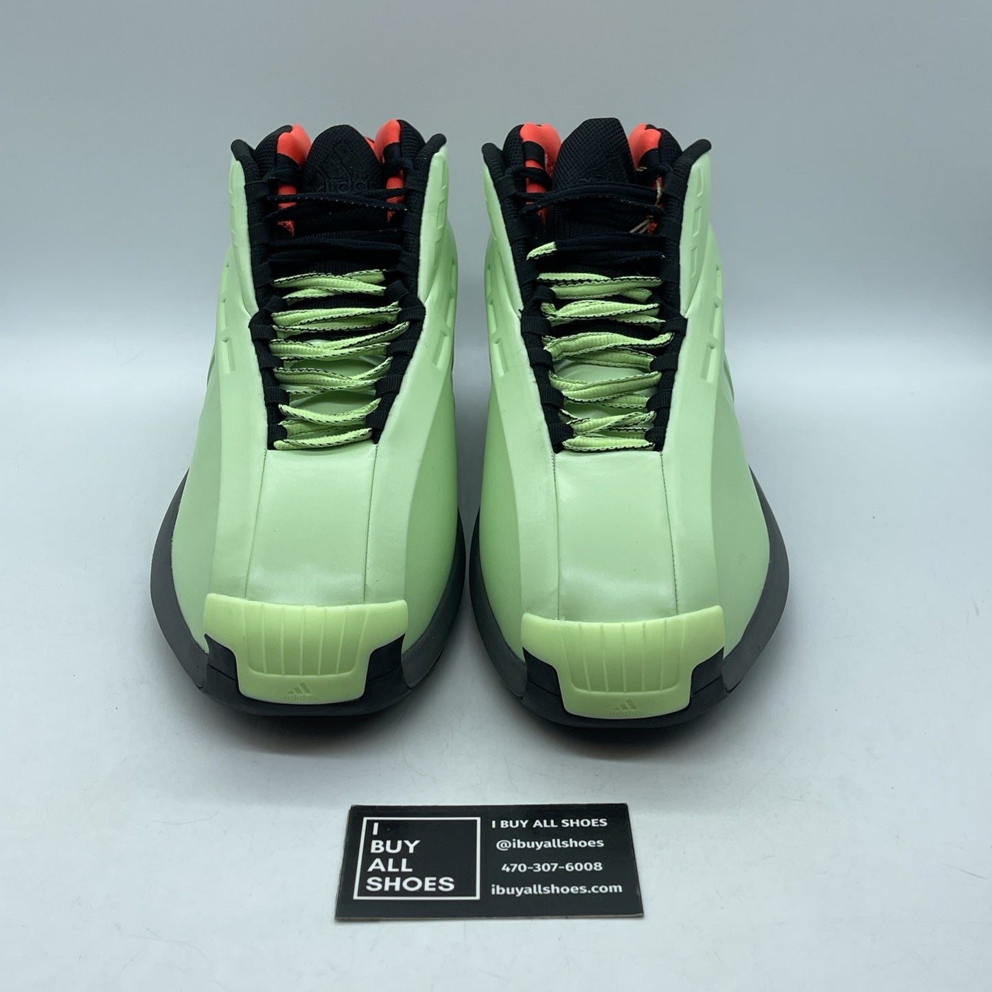 Size 13 - adidas Crazy 1 Mint Green Grey Black Suede Leather (IG1603)