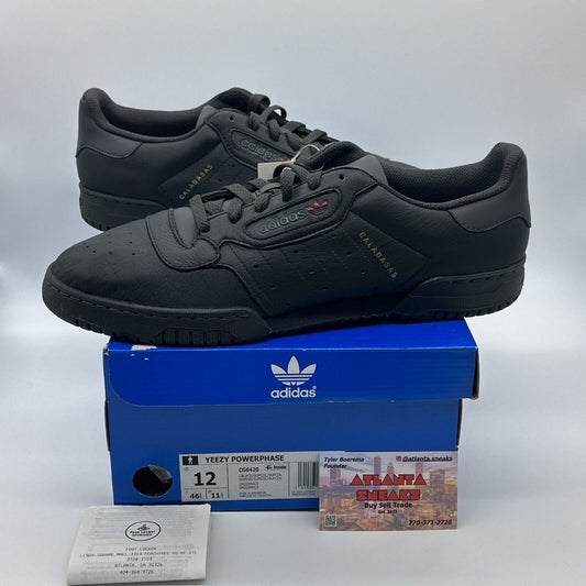 Size 12 - adidas Yeezy Powerphase Calabasas Core Black