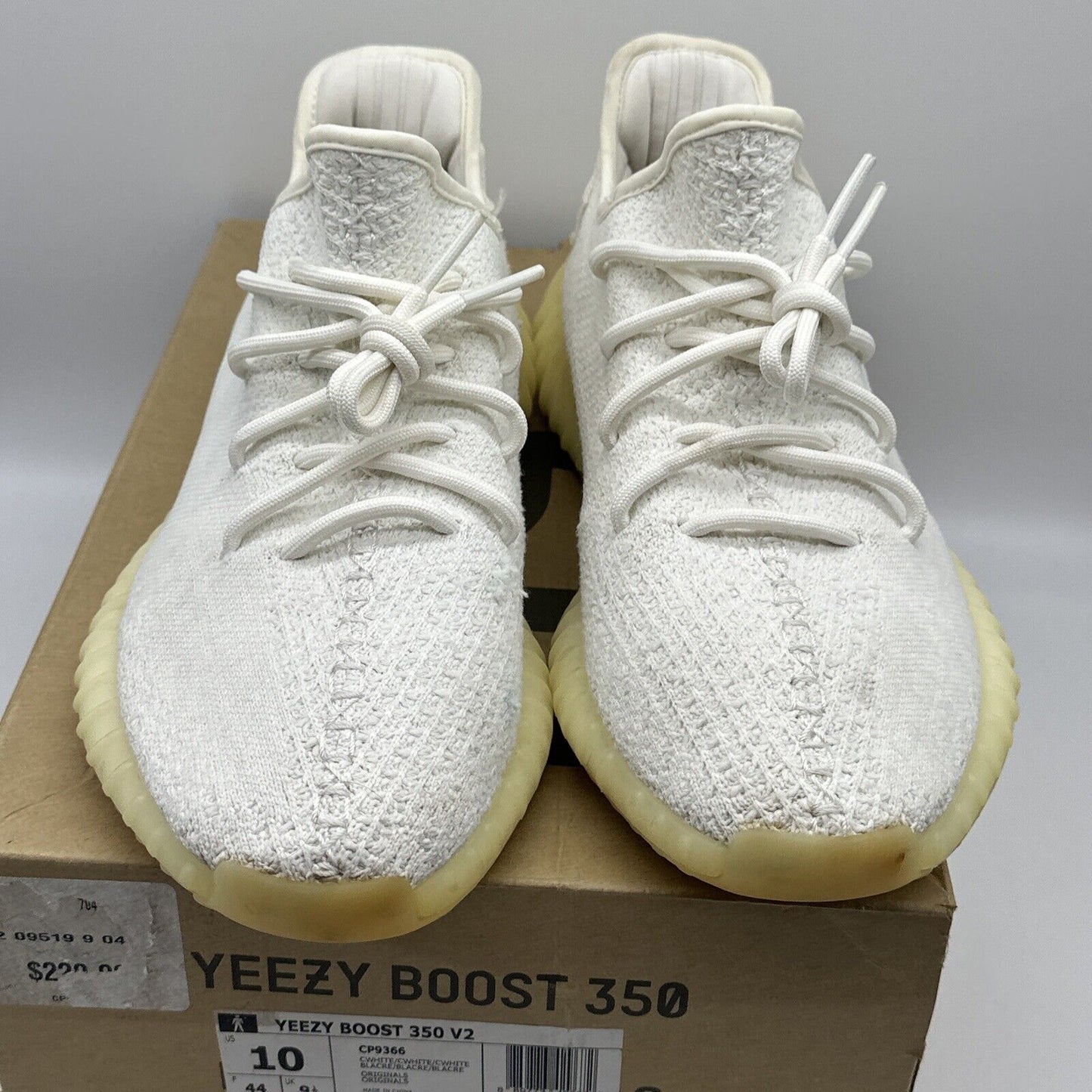 Size 10 - adidas Yeezy Boost 350 V2 Low Cream White / Triple White