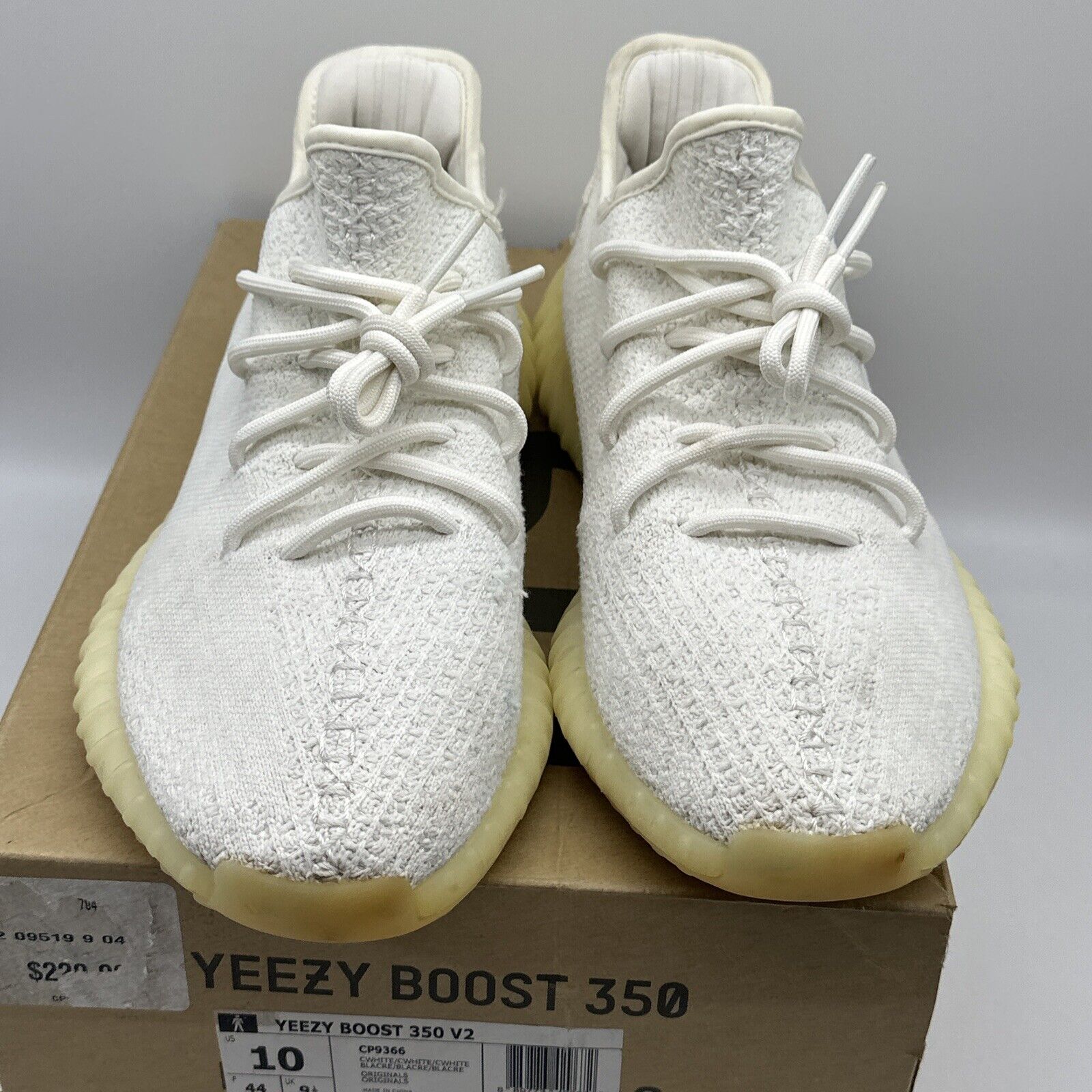 Size 10 - adidas Yeezy Boost 350 V2 Low Cream White / Triple White