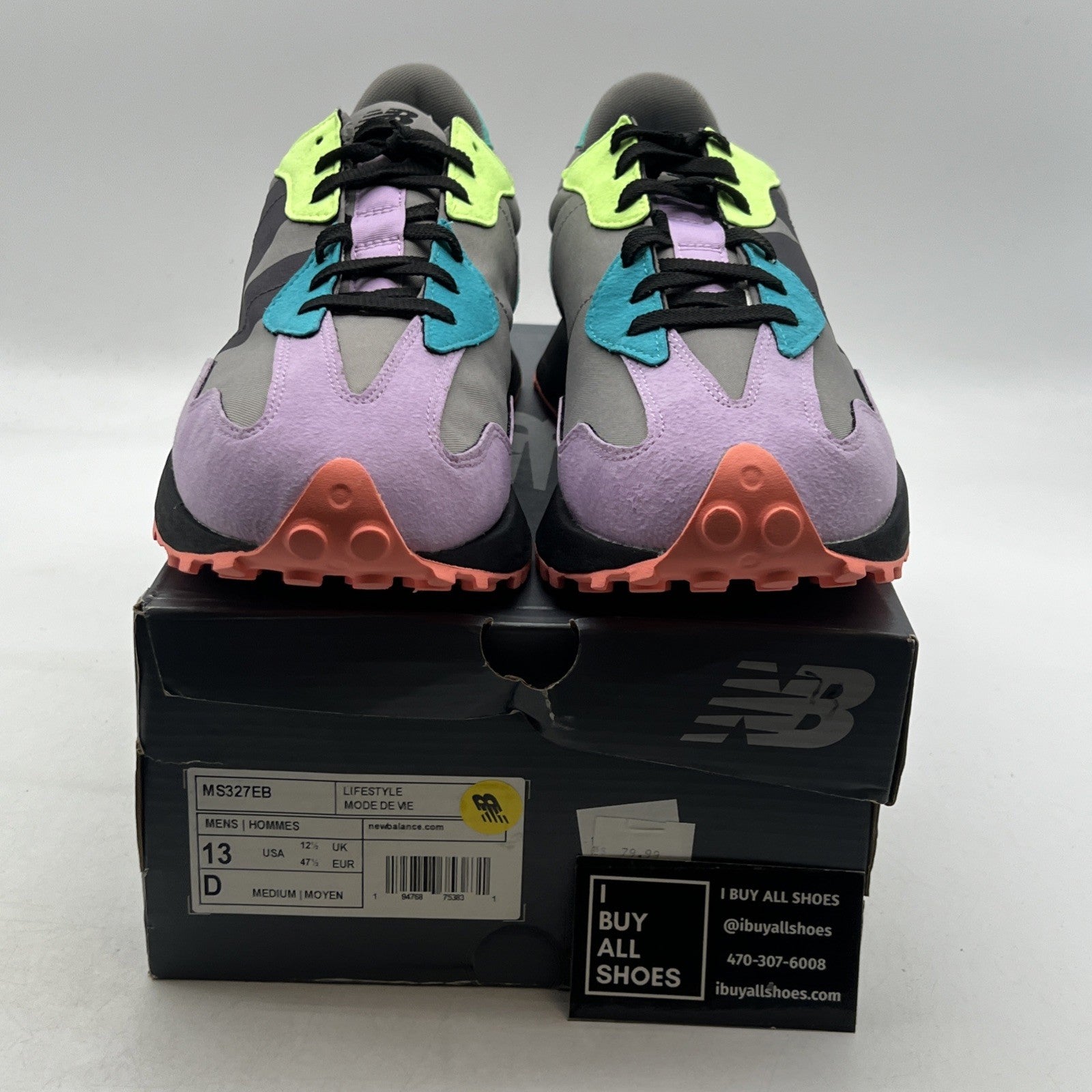 Size 13 - New Balance 327 Miami Nights (MS327EB)