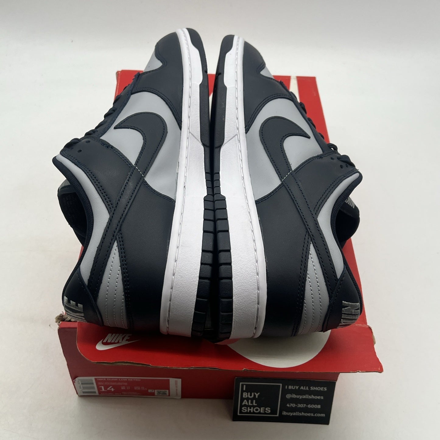 Size 14 - Nike Dunk Low Georgetown (DD1391-003)