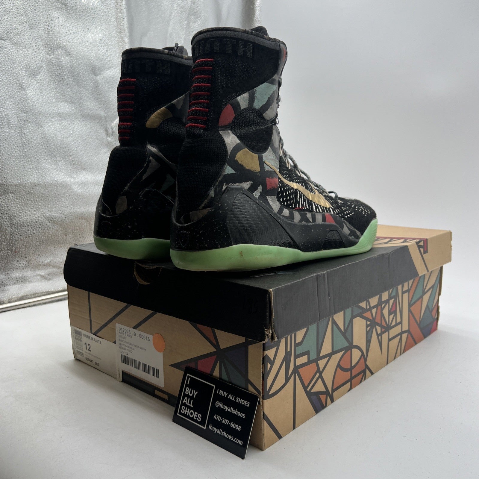 Size 12 - Nike Kobe 9 Elite NOLA Gumbo League - Maestro (630847-002)