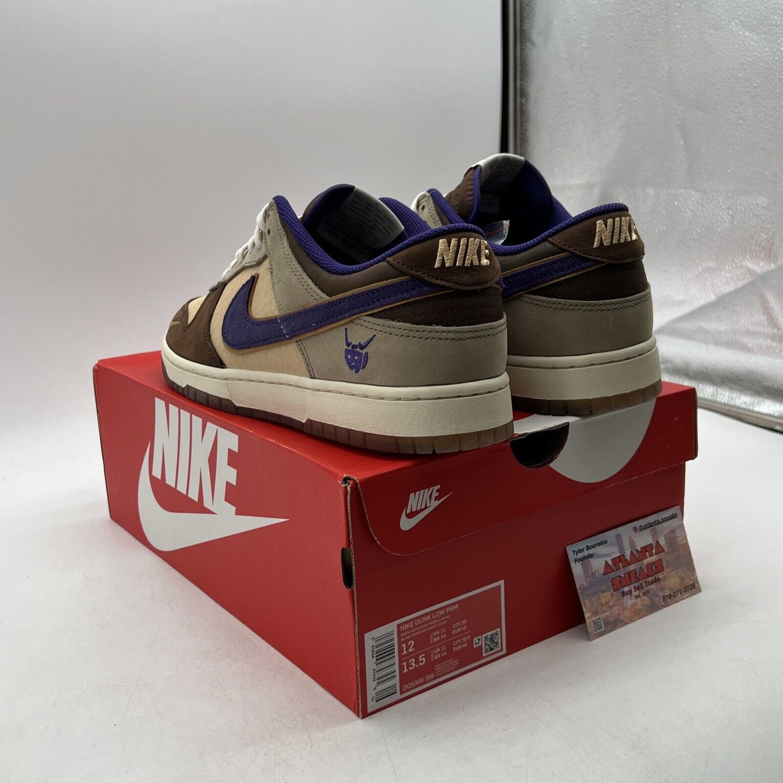 Size 12 - Nike Dunk Low Premium Setsubun Brown Suede Purple (DQ5009-268)