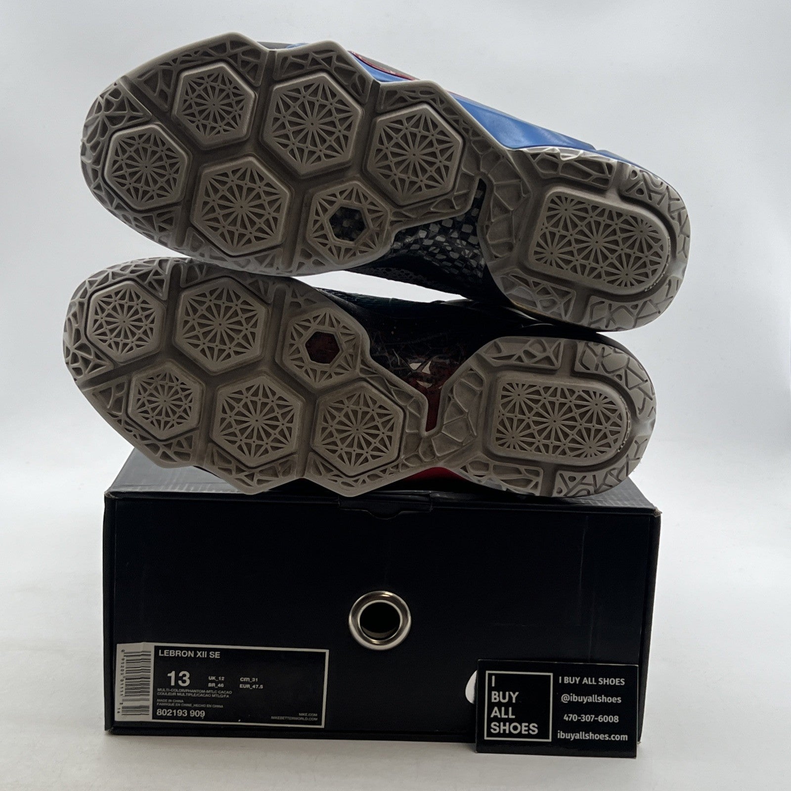 Size 13 - Nike LeBron 12 SE What The (802193-909)