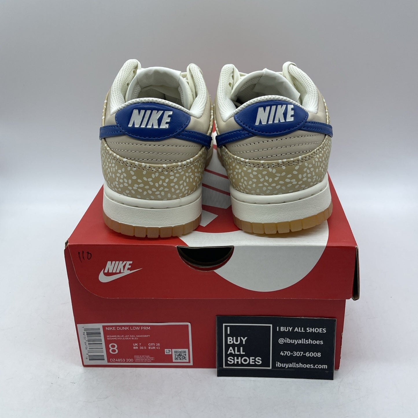 Size 8 - Nike Dunk Low Premium Montreal Bagel Sesame (DZ4853-200)