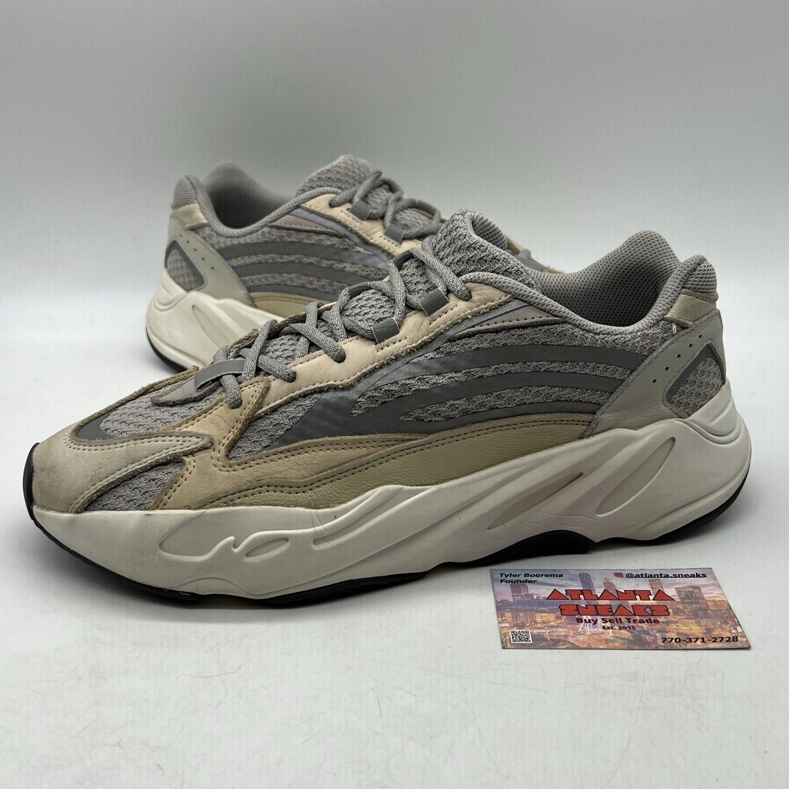 Size 11 - adidas Yeezy Boost 700 V2 Cream Grey Suede (GY7924)