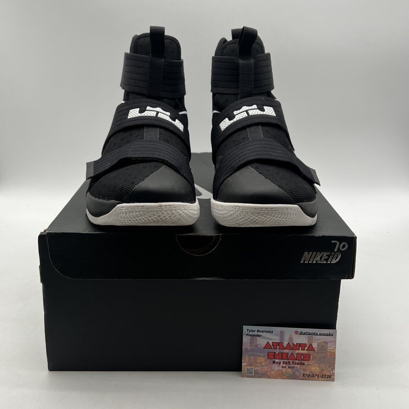 Size 9.5 - NIKE iD By You ZOOM AIR LEBRON SOLDIER