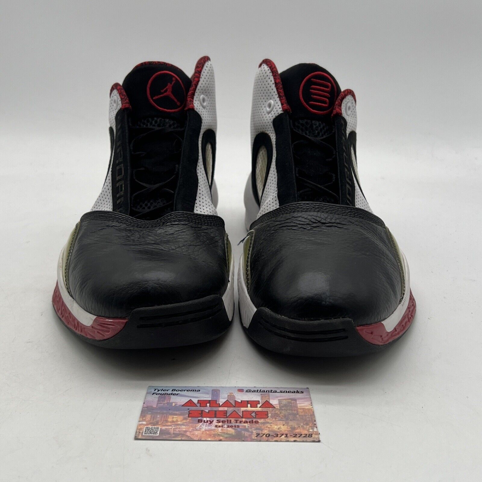 Size 9 - Air Jordan 2010 Black Varsity Red (387358-061)