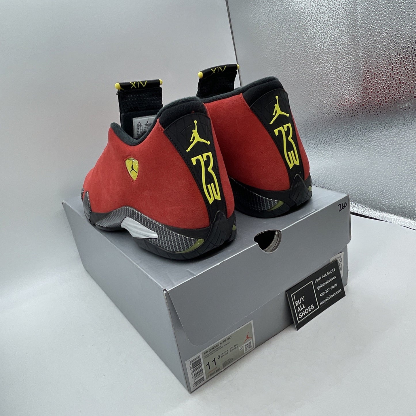 Size 11.5 - Air Jordan 14 Retro Ferrari (IF5015-600)