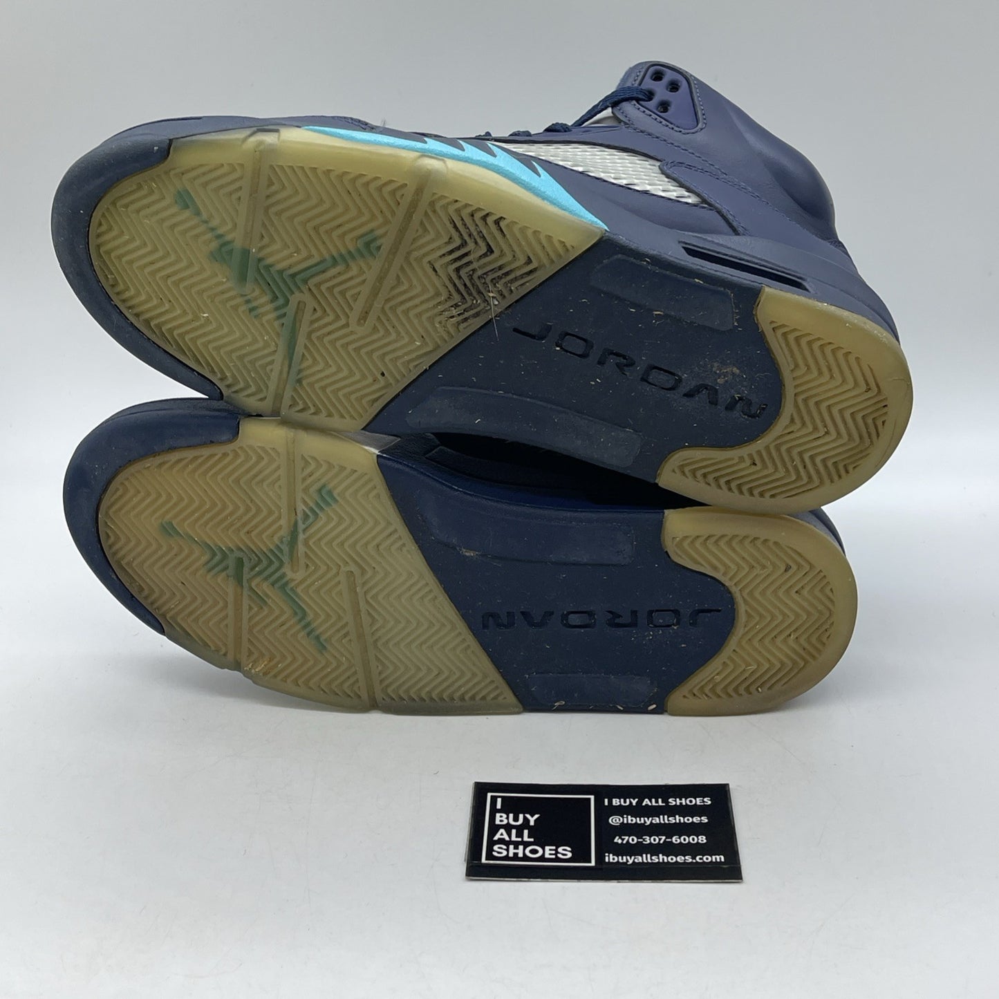 Size 9.5 - Air Jordan 5 Retro Pre-Grape Blue Leather (136027-405)