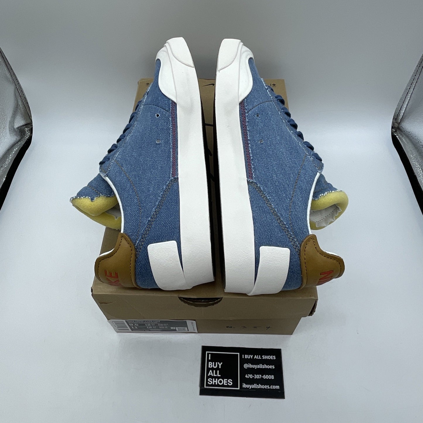 Size 9.5 - Nike Drop Type Premium Denim Suede (CW6213-461)