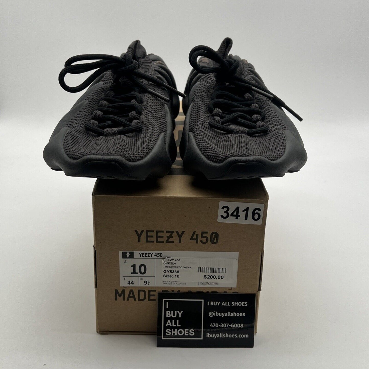 Size 10 - Adidas Yeezy 450 Dark Slate - (GY5368)
